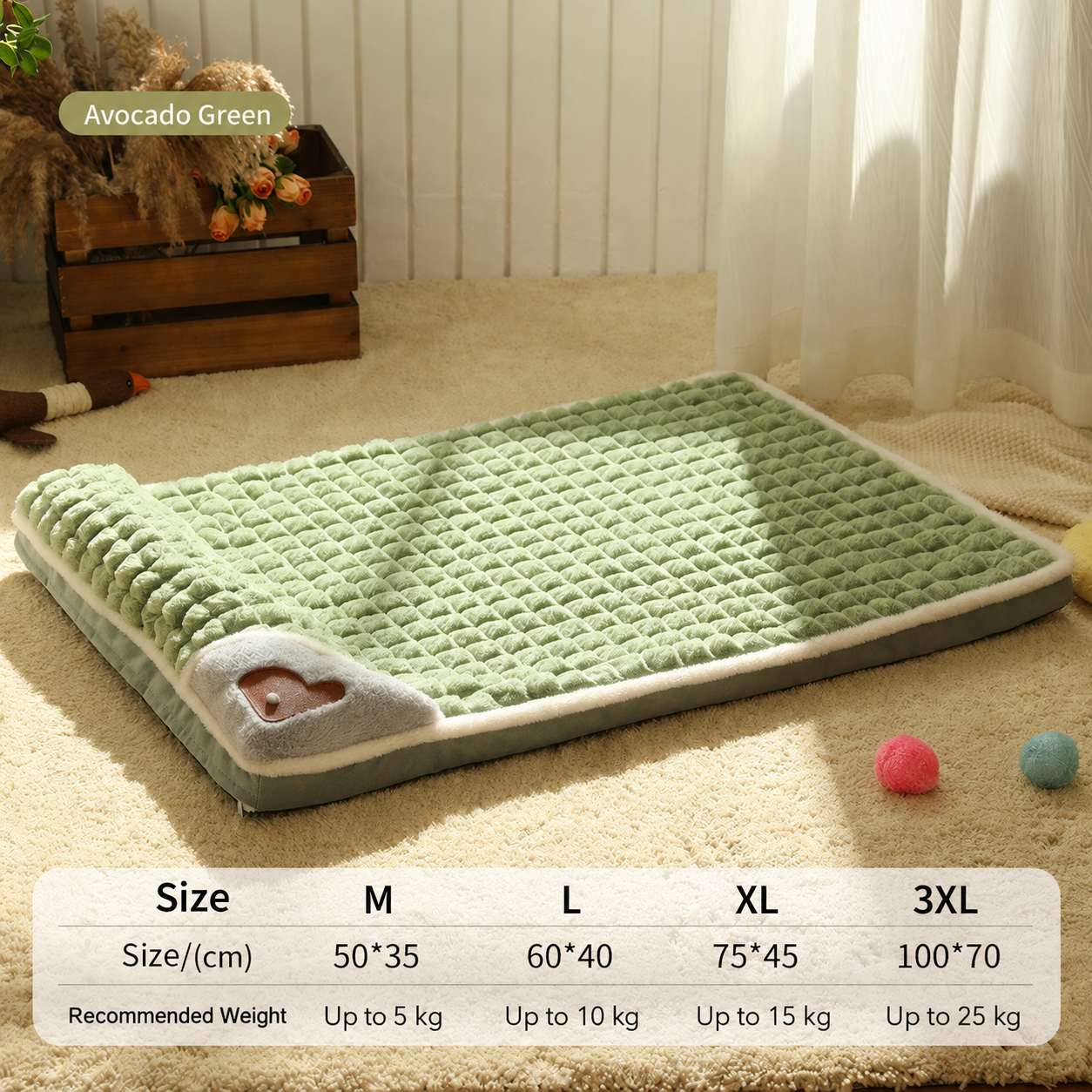Machine Washable Dog&Cat Bed