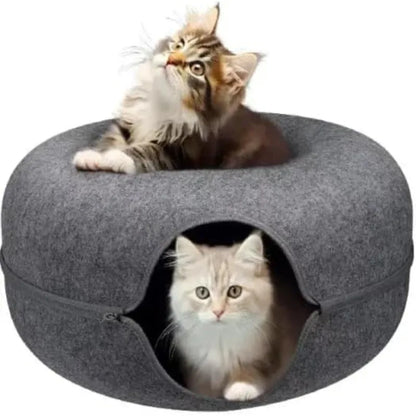 2-in-1 Donut Cat Bed