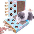 Whack-a-Mole Cat Scratcher Toy