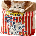 Cardboard Popcorn Cat House