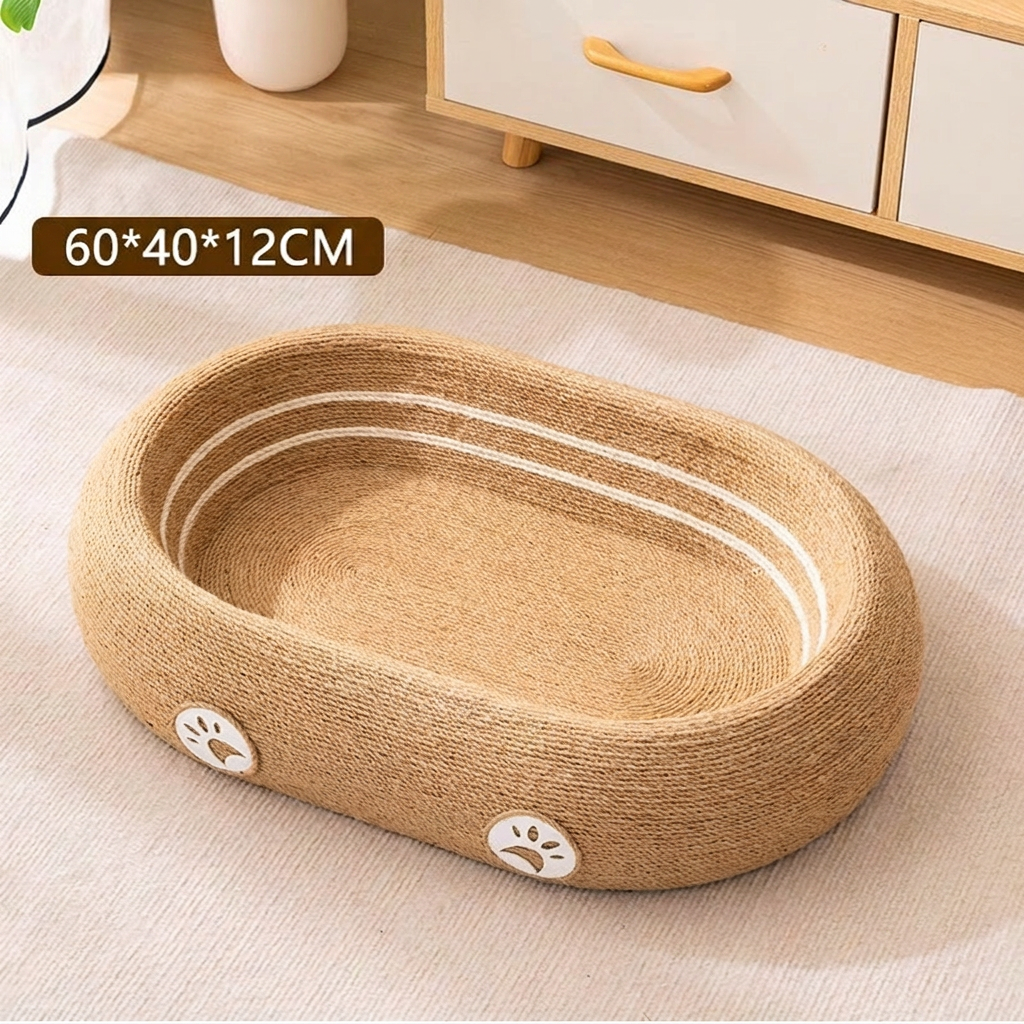 Natural Sisal Cat Scratcher Bed