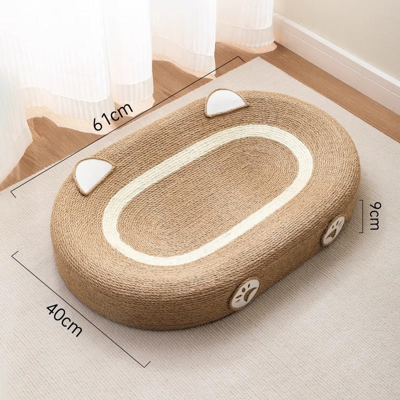 Natural Sisal Cat Scratcher Bed