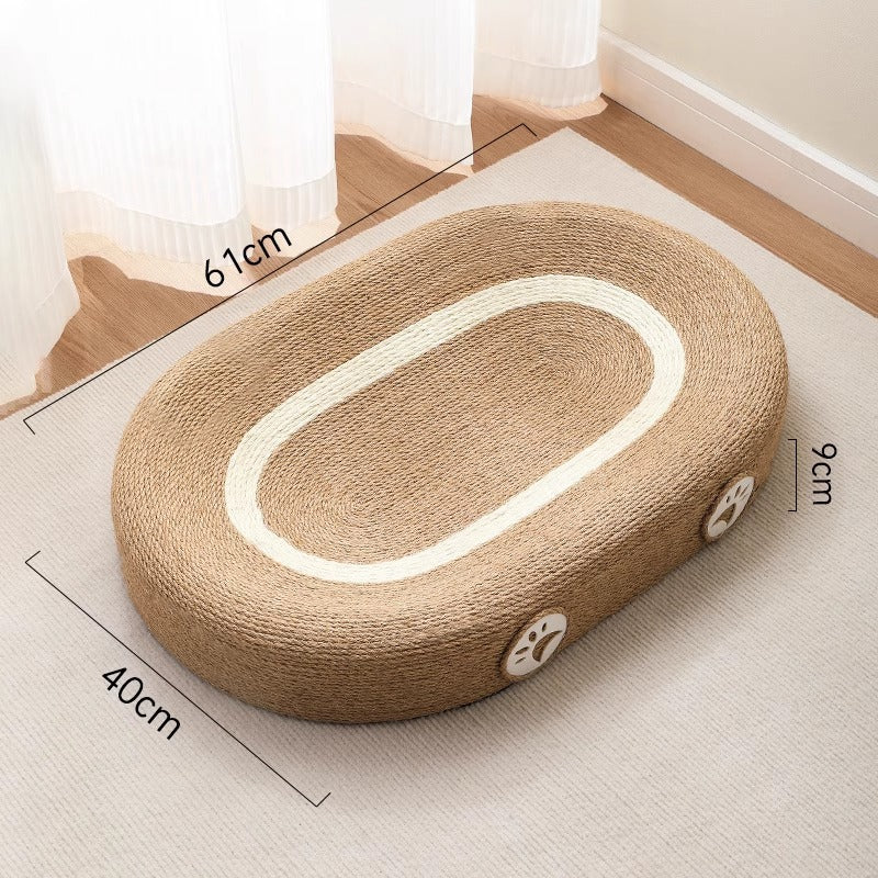 Natural Sisal Cat Scratcher Bed