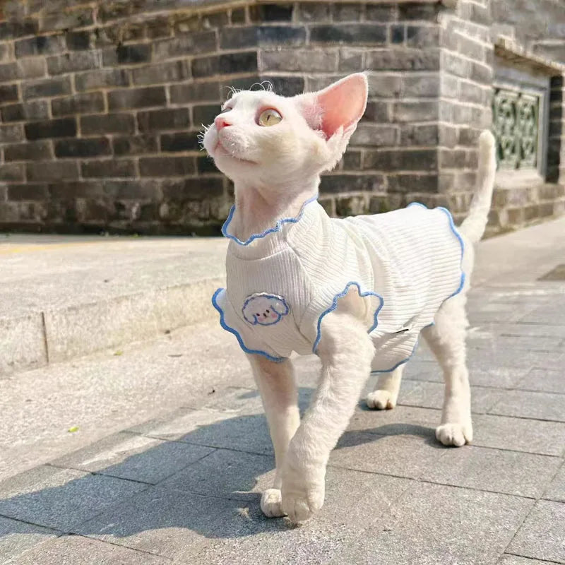 Cute Sleeveless Cat Shirt