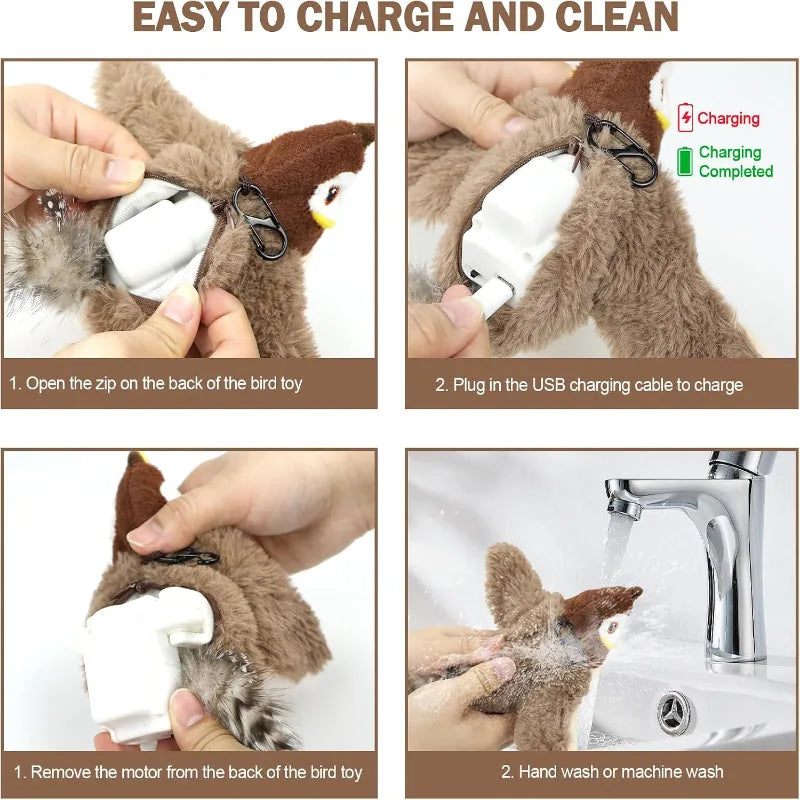 Flapping Bird Cat Toy