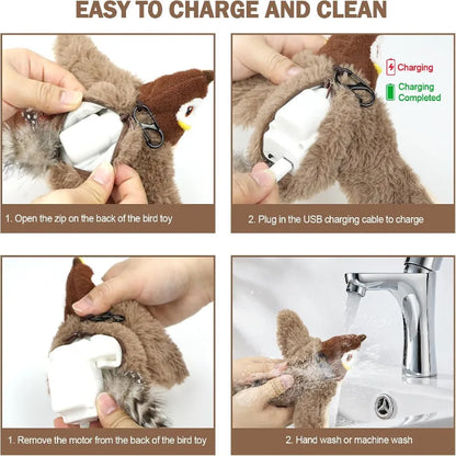 Flapping Bird Cat Toy