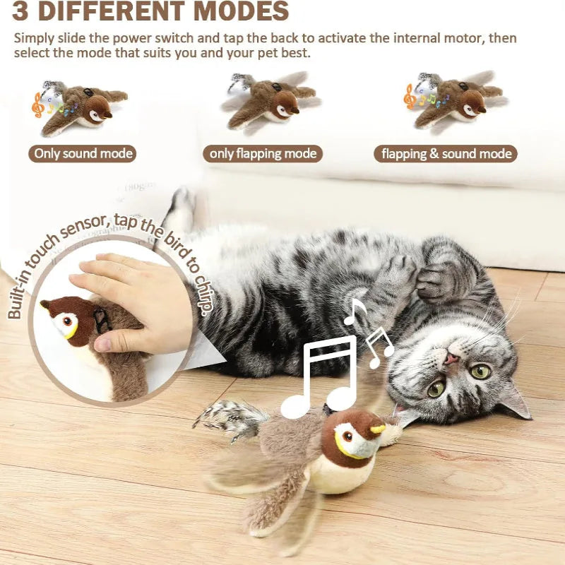 Flapping Bird Cat Toy