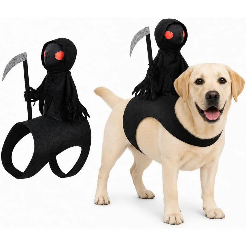 Grim Reaper Rider Pet Costume