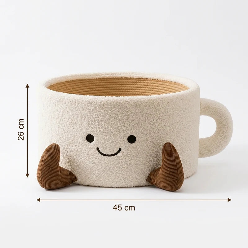Coffee cup pet bed dimensions 45 by 26 cm