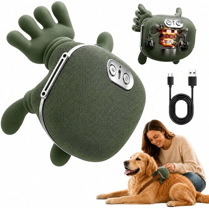 PAWLOVE wearable heated pet massager for dogs and cats