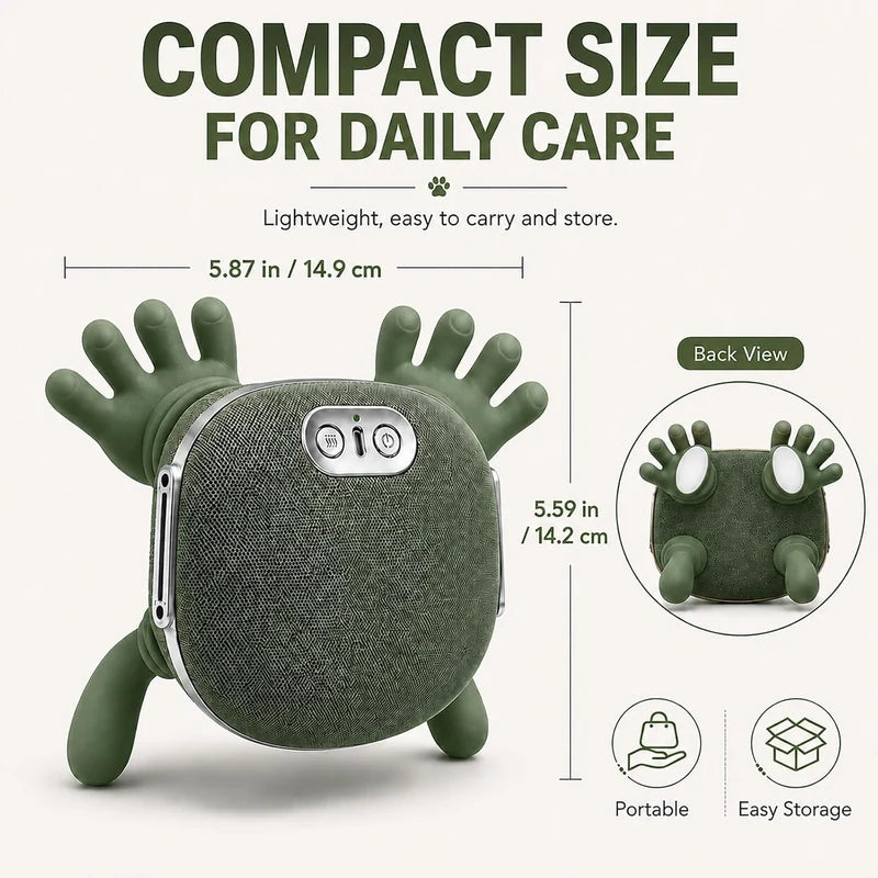 Compact portable pet massager dimensions