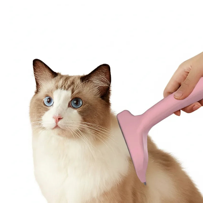Curved Cat Deshedding Brush