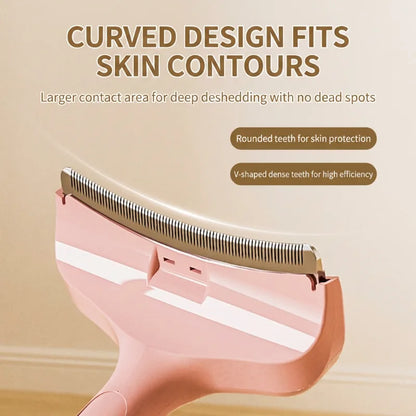 Curved Cat Deshedding Brush