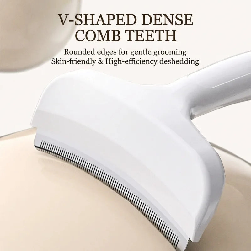 Curved Cat Deshedding Brush
